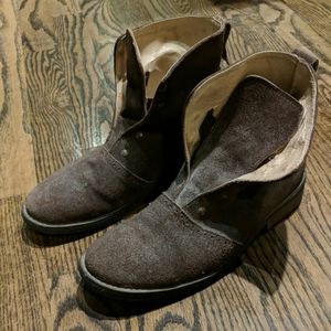 Bed Stu brown suede ankle boots women's size 6